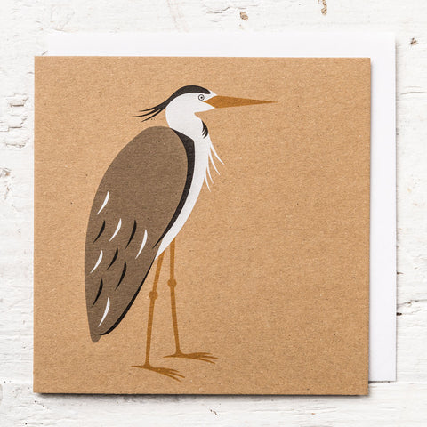 Mr Heron Greeting Card